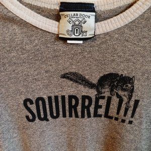 Soft squirrel tee Size Med